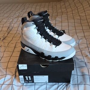 Jordan Kids White and Black High-Top Sneakers